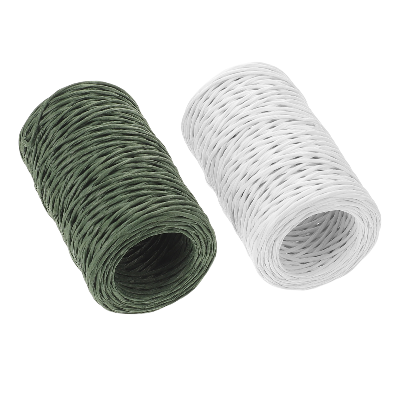 Wire Stem Florist - 2 Rolls Paper Covered Florist Wire