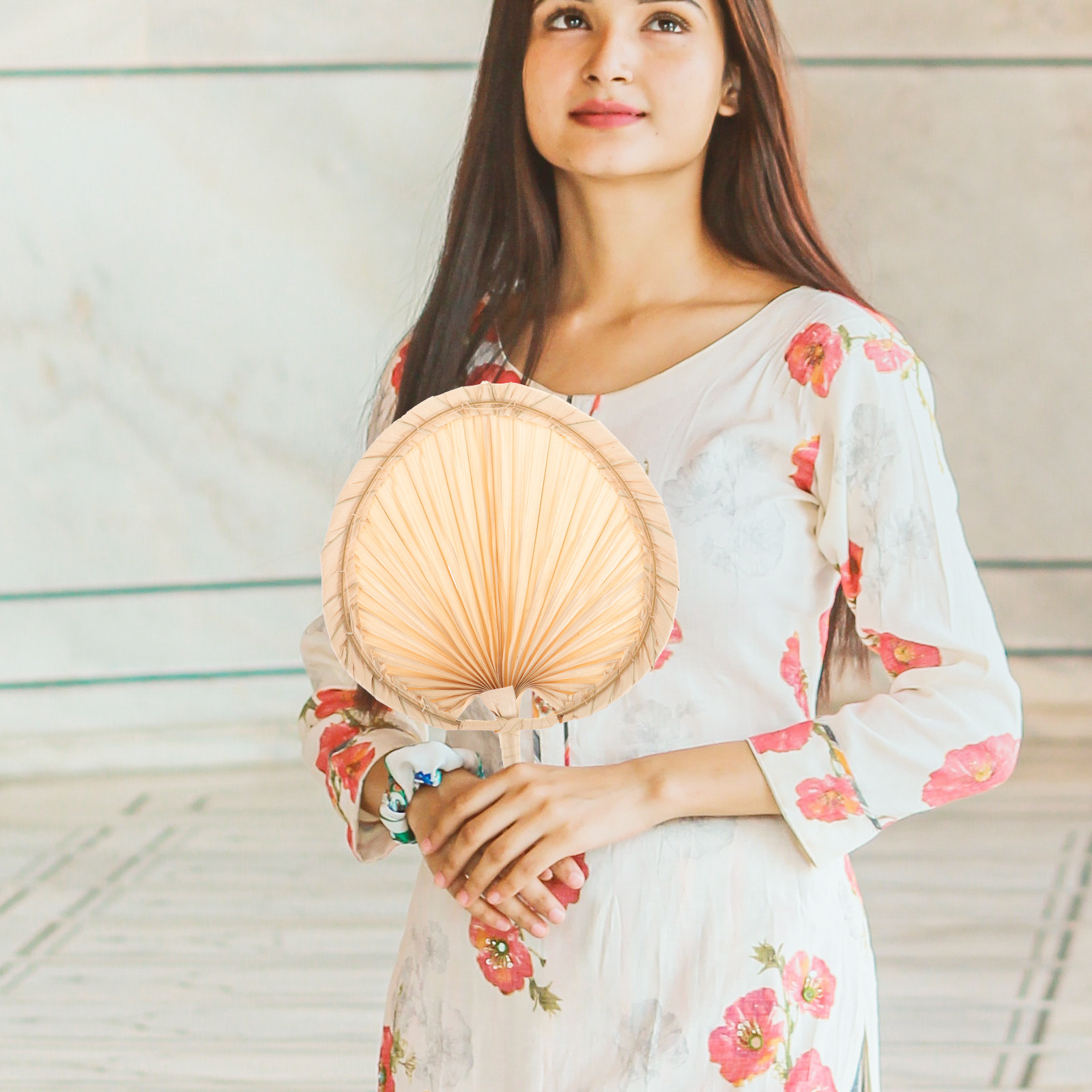 Dried Palm Leaf Hand Fan Chine - Palm Leaf Dried 评论和价格