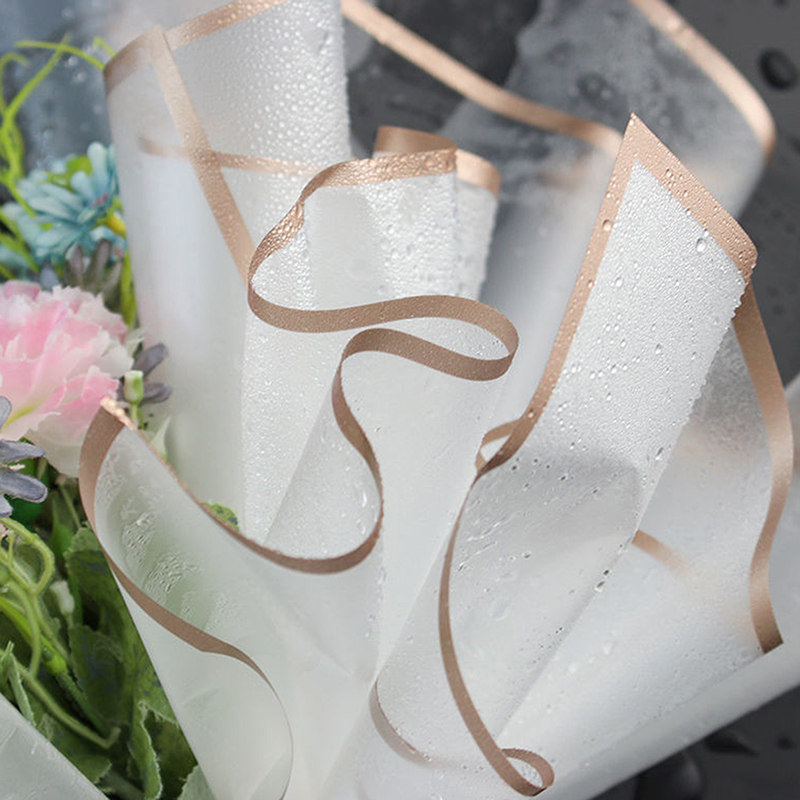 20-Pack Gold Edge Flower Wrapp - Flower Wrap Kraft 评论和价格