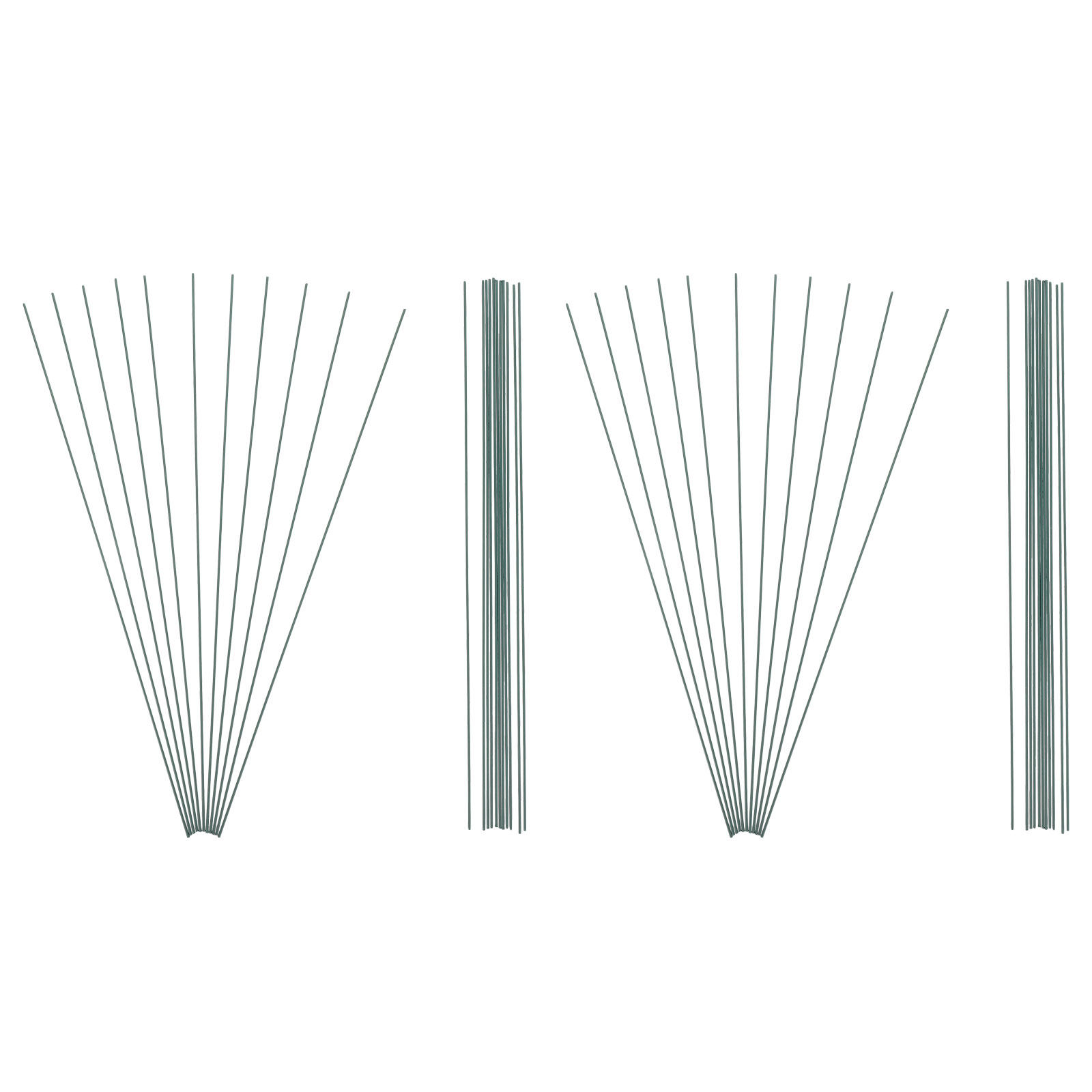 180Pcs Green Florist Wire Iron - Wire Stem Florist 评论和价格