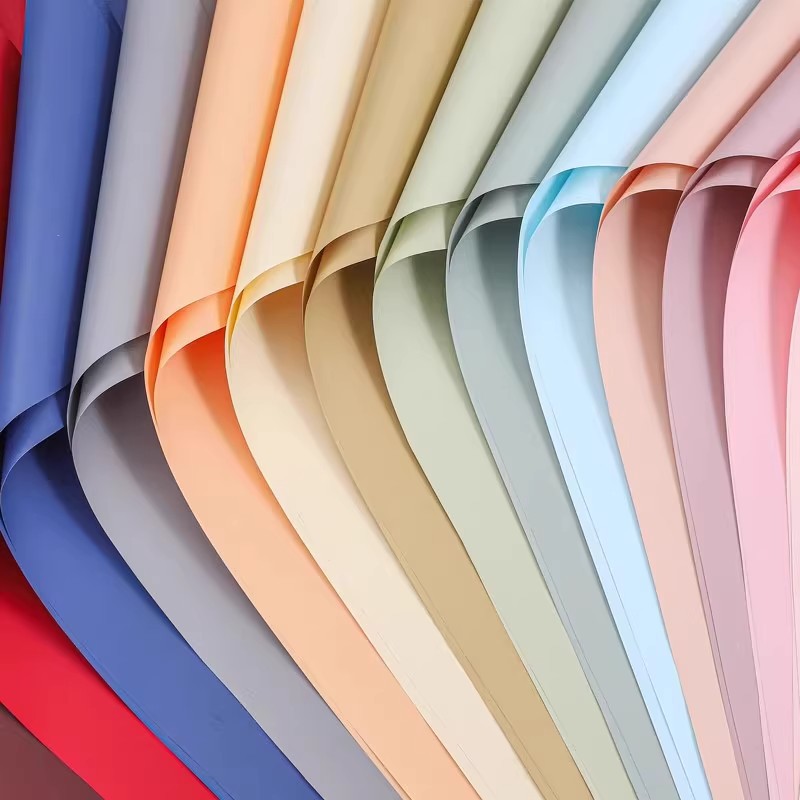Korean Style Solid Color Paper - Flower Wrap Kraft 评论和价格