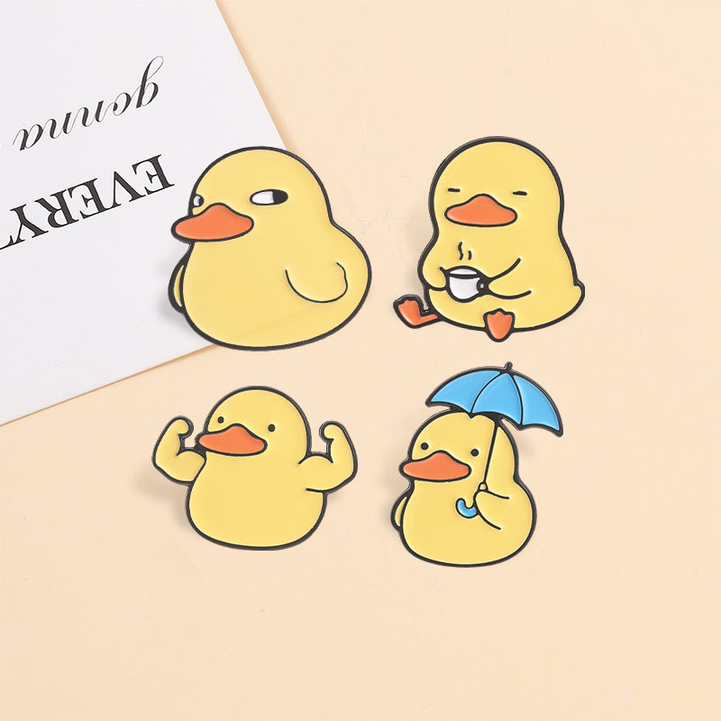 Cartoon Animal Enamel Brooch L - Flower Frog Pin 评论和价格