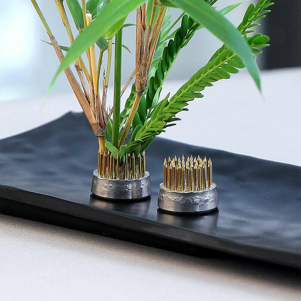 Round Ikebana Flower Frog With - Flower Frog Pin 评论和价格
