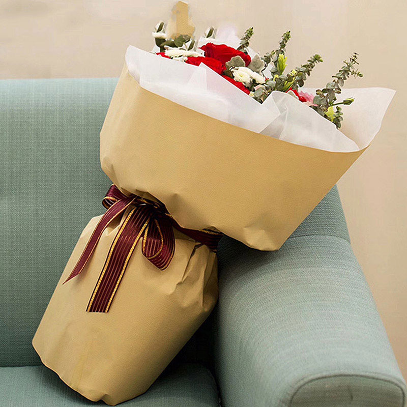 45CM*1000CM Brown Kraft Wrappi - Flower Wrap Kraft 评论和价格