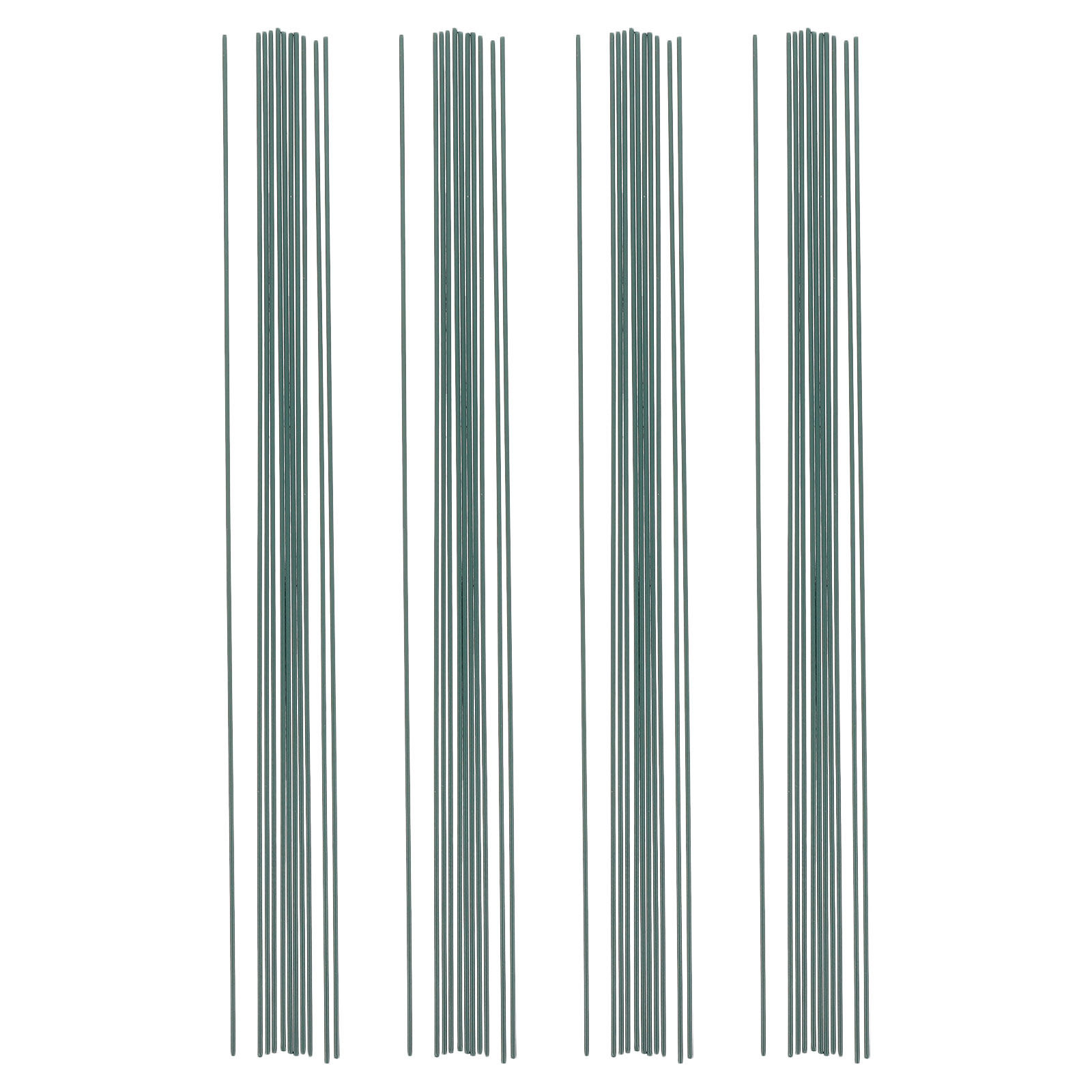 180Pcs 40Cm Green Floral Stem  - Wire Stem Florist 评论和价格