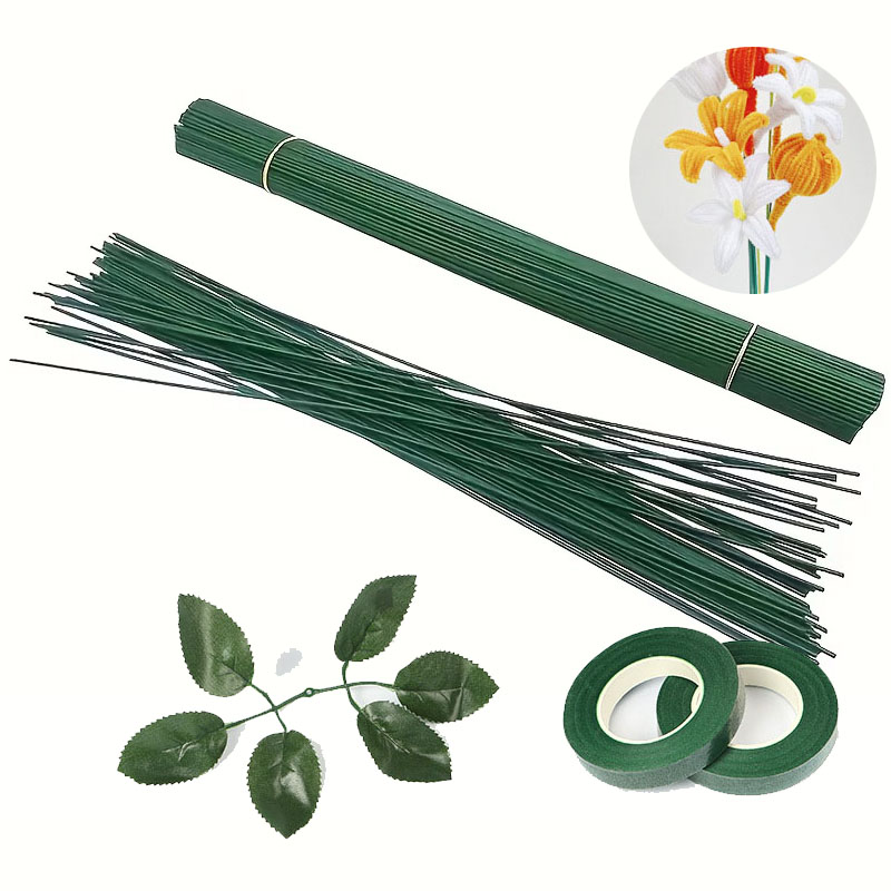 10/20/50Pcs Artificial Flower  - Wire Stem Florist 评论和价格