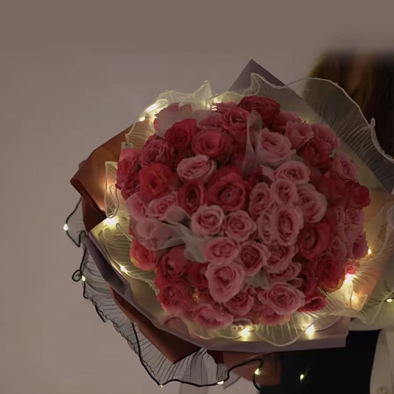 1Pcs LED Flower Wrapping Paper - Flower Wrap Kraft 评论和价格