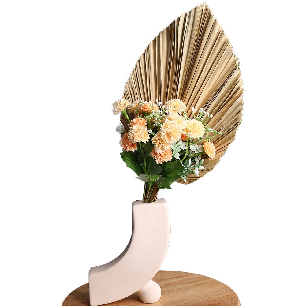 Party Office Boho Trimmed Bohe - Palm Leaf Dried 评论和价格