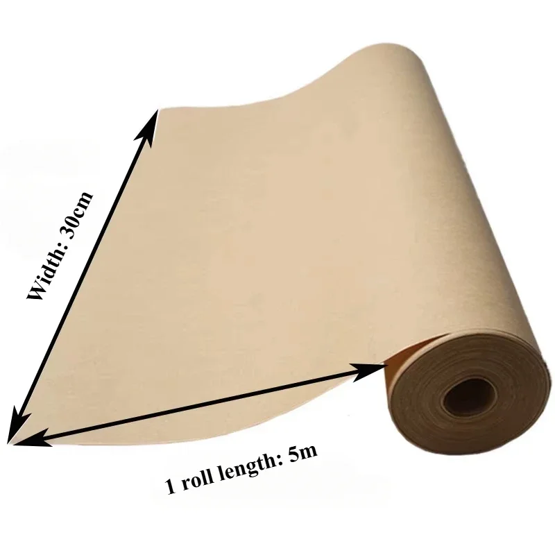 YITAPE 30cm*5M Brown Kraft Pap - Flower Wrap Kraft 评论和价格