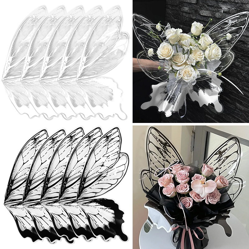 24Pcs Butterfly Wings Shape Fl - Flower Wrap Kraft 评论和价格