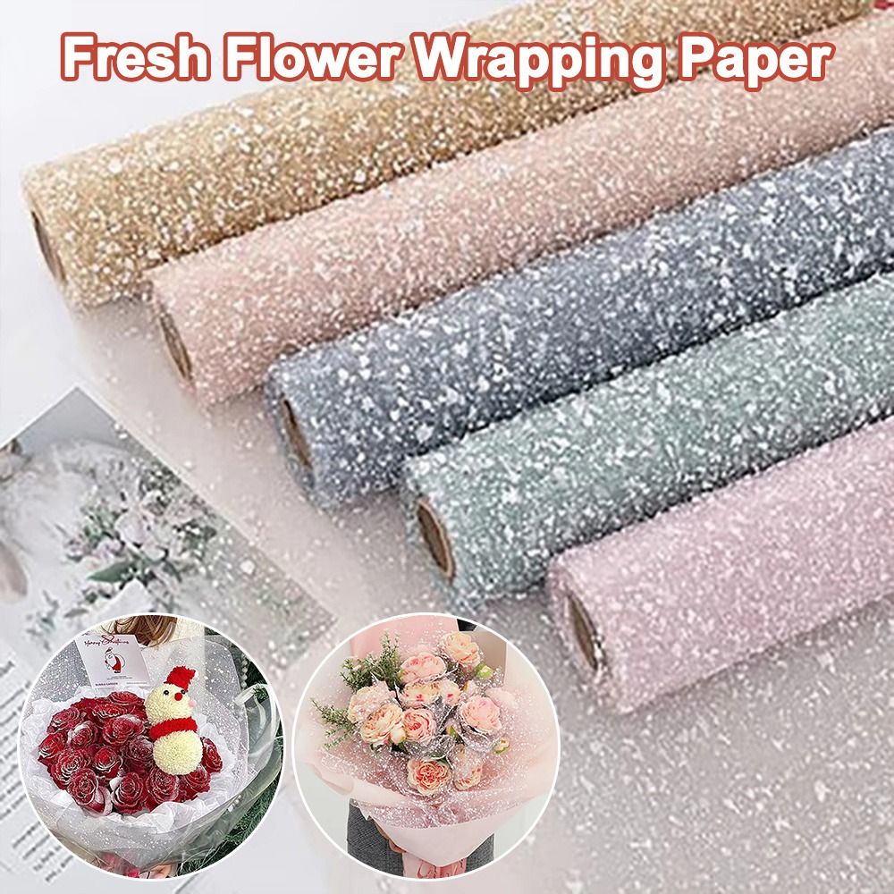 Flower Wrapping Paper Snowflak - Florist Supply House 评论和价格
